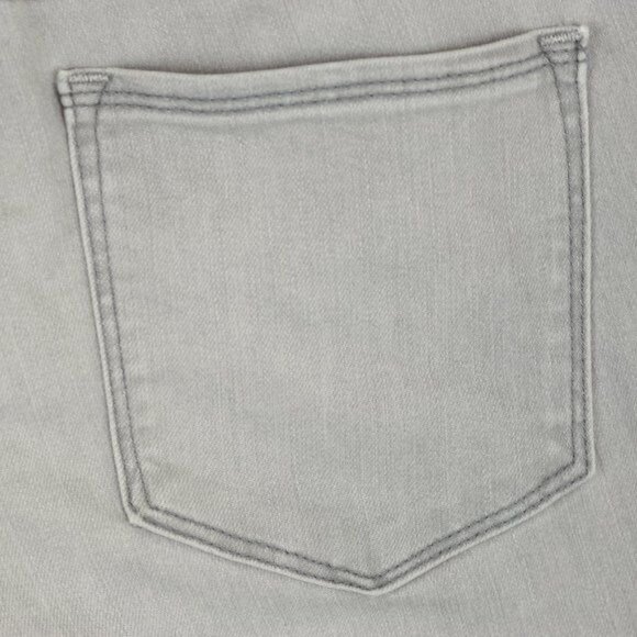 Athleta Sculptek Women's Size 8 Gray Kenai Wash Mid Rise Ankle Skinny Jeans - Picture 5 of 10